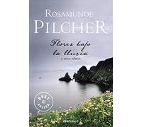 Flores bajo la lluvia