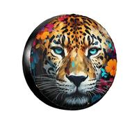 Flores De Tigre Cubiertas De Las Ruedas Durable Funda Rueda Repuesto Antipolvo Cubierta Para Ruedas De Repuesto Para Travel Camión Trailer