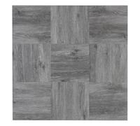 FLOREXP Laminate Flooring - 20 Packs Vinyl Tiles, 12”×12” Self Adhesive Floor Tiles,1.5mm Thick Wood Flooring, Easy DIY Floor for Office,RV,Washroom,Bathroom(1.86m²,Grey Wood)