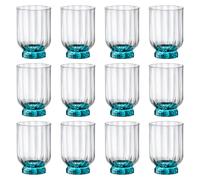 Bormioli Rocco Florian Double Whisky Glasses - 375ml - Blue - Pack of 12