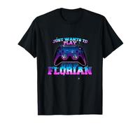 FLORIAN - LEVEL UP with Controller: JUST WANTS TO PLAY T-Shirt
