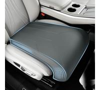 FLORICH Car Seat Extender Leg Extender Support Cushion for Driver Seats Office Chair, Leather Carseat Leg Support for Long Drivers Universal Car Seat Cushion Legs Rest Pads-Light Grey