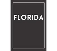 Florida: A black decorative book for coffee tables, bookshelves and end tables: Stack "States" decor books to add home decoration to bedrooms, lounges ... own home or as an interior design savvy gift.