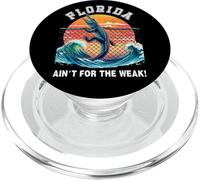 Florida Ain't For The Weak - Alligator Climbing Fence PopSockets PopGrip for MagSafe
