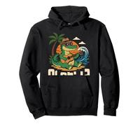 Florida Alligator Beach Vibes Summer Sunset Travel Souvenir Pullover Hoodie