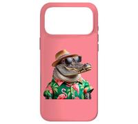 Florida Alligator Hawaiian Shirt Funny Vacation Gator Art Case for iPhone 17 Pro Max