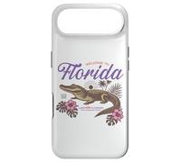 Florida Alligator Retro Tropical Flowers Sunshine State Vibe Case for iPhone Air