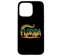 Florida Alligator Wildlife Typography Case for iPhone 15 Pro Max