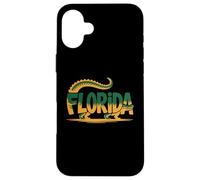 Florida Alligator Wildlife Typography Case for iPhone 16 Plus