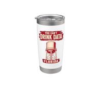 Florida Anti Data Center Water Infrastructure Protest Art Stainless Steel Insulated Tumbler