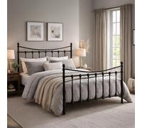 Florida Bed - Black Metal - Sizes Available