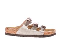 Birkenstock Florida Taupe Womens Slide Sandals 103033650 in a Plain BirkoFlor in Size 38