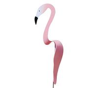 Florida Dancing Birds Garden Metal Art, Flamingo Wind Spinner, Pink Flamingo Yard Decor, Wind Spinner for Garden Lawn, Metal Lawn Art Ornaments for Outdoor Patio Backyard Decor (A)