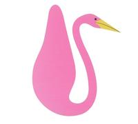 Florida Dancing Birds Garden Metal Art Pink Dynamic Swirl Bird Wind Spinner Aluminium Handmade Egret Style Ornament for Yard Patio Pool Terrace Beach Festival Outdoor Garden Decoration