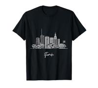 Florida East Coast Skyline US Travel Souvenirs T-Shirt