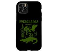Florida Everglades National Park Vintage Illustration Case for iPhone 11 Pro