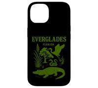 Florida Everglades National Park Vintage Illustration Case for iPhone 14