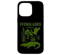 Florida Everglades National Park Vintage Illustration Case for iPhone 14 Pro Max