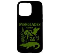 Florida Everglades National Park Vintage Illustration Case for iPhone 15 Pro Max