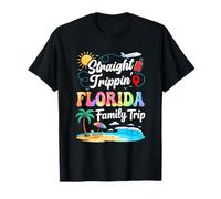 Florida Family Vacation 2025 Straight Trippin Trip T-Shirt
