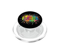 Florida FL 80s 90s Vintage Vaporwave Style PopSockets PopGrip for MagSafe