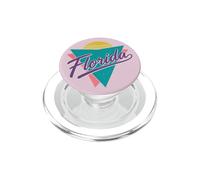 Florida FL 80s 90s Vintage Vaporwave Style PopSockets PopGrip for MagSafe