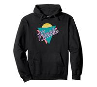 Florida FL 80s 90s Vintage Vaporwave Style Pullover Hoodie