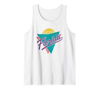 Florida FL 80s 90s Vintage Vaporwave Style Tank Top