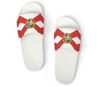 Florida Flag Home Slippers Lightweight Shower Shoes for Women And Men