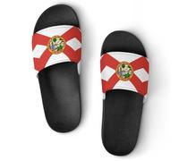 Florida Flag Home Slippers Lightweight Shower Shoes for Women And Men