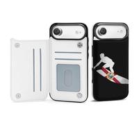 Florida Flag Skiers Mobile Phone Flip Cases Compatible with iPhone 17/17 Air/17 Pro/17 Pro Max Anti-Scratch Covers