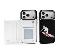 Florida Flag Skiers Mobile Phone Flip Cases Compatible with iPhone 17/17 Air/17 Pro/17 Pro Max Anti-Scratch Covers