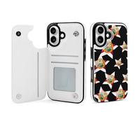Florida Flag Star Phone Case Compatible with iPhone 16/16 Plus/16 Pro/16 Pro Max/ 16 E/16 SE4 Flip Protective Cover with Card Holder