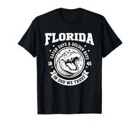 Florida Gator Days & Golden Rays Retro Alligator Head T-Shirt