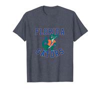 Florida Gators Retro Vintage College NCAA Mascot Graphic T-Shirt, Men, Heather Blue, 4X-Large
