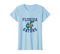 Florida Gators Retro Vintage College NCAA Mascot Graphic T-Shirt, Women, Baby Blue, Large
