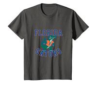 Florida Gators Retro Vintage College NCAA Mascot Graphic T-Shirt, Youth, Asphalt Grey, Large