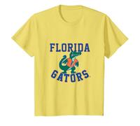 Florida Gators Retro Vintage College NCAA Mascot Graphic T-Shirt, Youth, Lemon Yellow, Small
