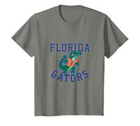 Florida Gators Retro Vintage College NCAA Mascot Graphic T-Shirt, Youth, Olive Heather, 2T