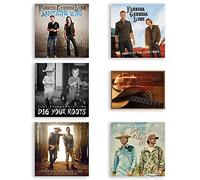 Florida Georgia Line Studio Albums / Here's to the Good Times / Anything Goes / Dig Your Boots / Can't Say I Ain't Country / Life Rolls On Art Card
