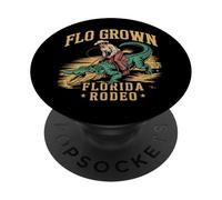 Florida Grown Rodeo Alligator Rider PopSockets Adhesive PopGrip