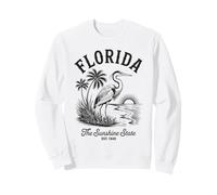 Florida Heron Shirt Vintage Sunset Scene The Sunshine State Sweatshirt