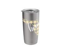 Florida Home Checkered State Outline Graphic Stainless Steel Insulated Tumbler