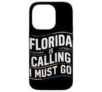 Florida Is Calling I Must Go USA America Case for iPhone 14 Pro