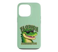Florida It's Probably Fine Funny Alligator Sarcasm Humor Case for iPhone 13 Pro