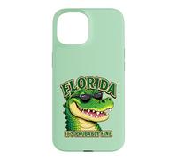 Florida It's Probably Fine Funny Alligator Sarcasm Humor Case for iPhone 15