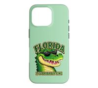 Florida It's Probably Fine Funny Alligator Sarcasm Humor Case for iPhone 16 Pro