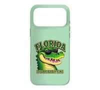 Florida It's Probably Fine Funny Alligator Sarcasm Humor Case for iPhone 17 Pro Max