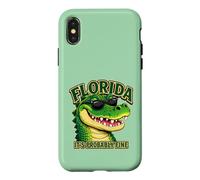 Florida It's Probably Fine Funny Alligator Sarcasm Humor Case for iPhone X/XS