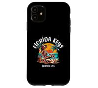 Florida Keys Funny Skeleton in the Hot Sun Design Case for iPhone 11